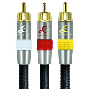Ethereal EEA2 3x 1m Premium Audio/Video RCA Connector Cable