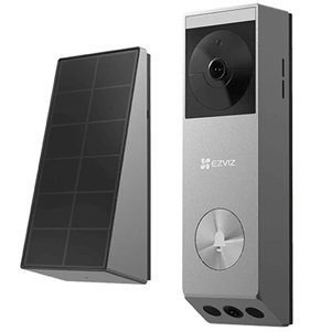 EZVIZ EP3x Pro 3MP/2K Wireless Smart Video Doorbell w Solar Panel