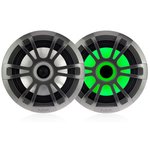 Fusion EL-FL651SPG 6.5 Shallow Mount Marine Speakers w/ LEDs