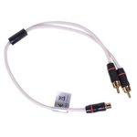 Fusion MS-RCAYM RCA Splitter Cable Female to Dual Male Connector