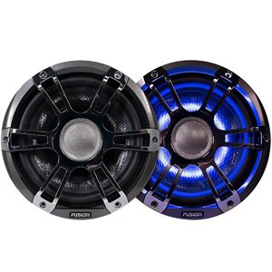 Fusion SG-FL88SPC 8.8" 330W Marine Chrome Speakers w/ LED's