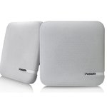 Fusion SM-F65CW 6.5 100W Shallow Mount Speakers Square White Grilles