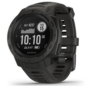 Garmin Instinct Graphite GPS Smart Watch Compass 010-02064-00