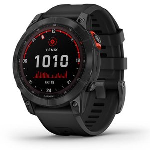 Garmin Fenix 7 Solar, Slate Gray w/ Black Band 010-02540-11