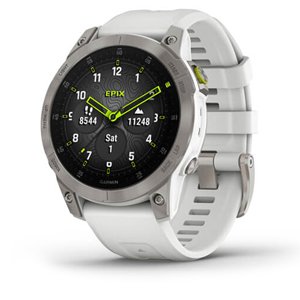 Garmin epix Gen 2 Sapphire - White Titanium 010-02582-22 Premium Smart