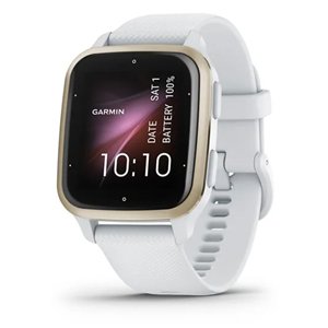 Garmin Venu Sq 2 Smartwatch White, Cream Gold 010-02701-01