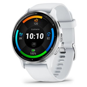 Garmin Venu 3 Silver Stainless Steel, Whitestone Case - 010-02784-00