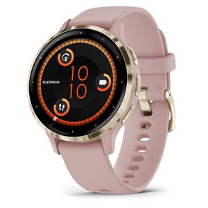 Garmin Venu 3S Gold Stainless Steel, Dust Rose Case - 010-02785-03