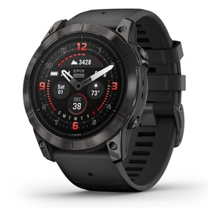 Garmin Epix Pro Gen2 Sapphire 51mm - Carbon Gray Titanium, Black Band