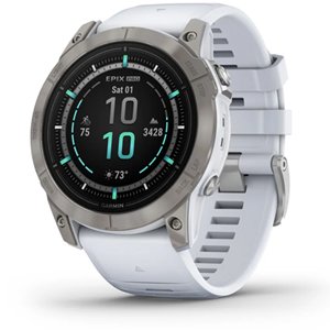 Garmin Epix Pro Gen2 Sapphire 51mm - Titanium, Whitestone Band