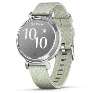 Garmin Lily 2 Smartwatch, Silver w Sage Grey Fabric Band 010-02839-15