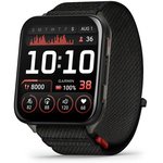 Garmin Venu X1 Black, Slate Titanium Caseback Nylon Band 010-02980-04