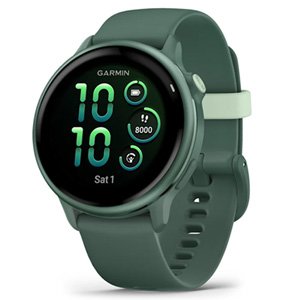Garmin Vivoactive 6 GPS Fitness Smartwatch - Metallic Jasper Green