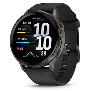 Garmin Venu 4 - 45 mm - Slate w/ Black Silicone Band (010-03014-00) Garmin Venu 4 - 45 mm - Slate w/ Black Silicone Band (010-03014-00)