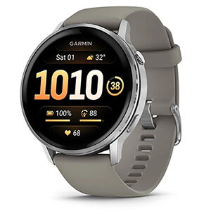 Garmin Venu 4 - 45 mm - Silver w/ Silver Gray Band (010-03014-01) Garmin Venu 4 - 45 mm - Silver w/ Silver Gray Band (010-03014-01)
