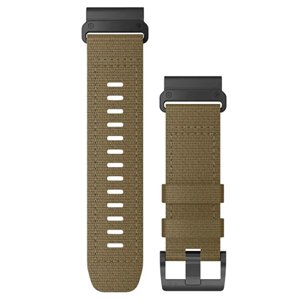 Garmin QuickFit 26 - Tactical Coyote Tan Nylon Band 010-13010-11