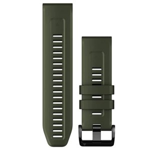 Garmin QuickFit 26 Watch Band - Moss Silicone 010-13117-03