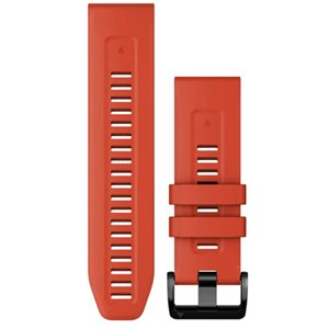 Garmin QuickFit 26 Watch Band - Flame Red Silicone 010-13117-04