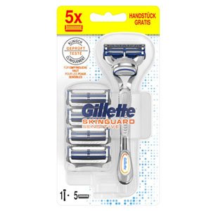 Gillette SkinGuard Handle Plus 5 Blades