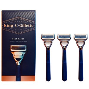King C. Gillette Neck And Cheeks Razor 3 Pack