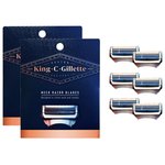 King C. Gillette Neck Razor Blades 6 Pack
