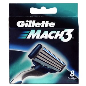 Gillette Mach3 Blades (8 Cartridges)