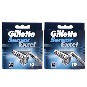 Gillette Sensor Excel Twin Blades (20 Cartridges)