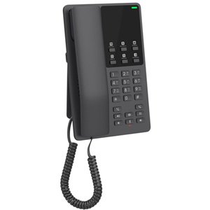 Grandstream Desktop Hotel Voice IP Phone, PoE, Wired Handset - Black Grandstream Desktop Hotel Voice IP Phone, PoE, Wired Handset - Black