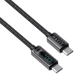 Havit PD100W USB-C to USB-C Fast Charging Cable LED Display 2 Metres