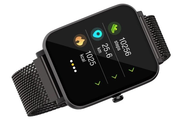 Havit H1103A 1.54 Touch Screen HRM Smartwatch Waterproof Metal Strap