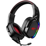 Havit TH650 RGB Dual Headset Stand Gamer Headphone 2x USB Ports 7 Lighting  Modes