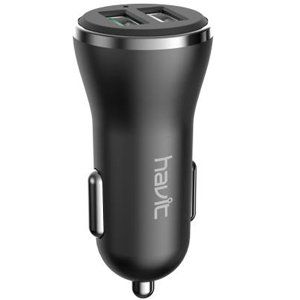 Havit H213 5V/3A 2 USB Port Quick Charge Cigarette Lighter Car