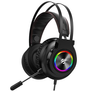 Havit H654D RGB Gaming Headset Microphone 3.5mm AUX USB Headphone