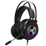 Havit H654D RGB Gaming Headset Microphone 3.5mm AUX USB Headphone