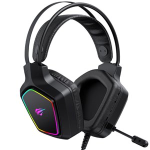 Havit H656D RGB Gaming Headset Microphone 3.5mm AUX USB Headphone