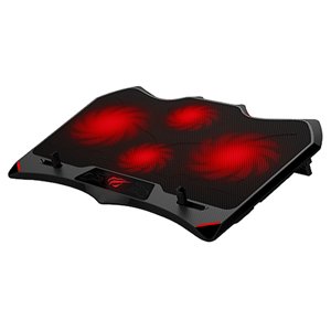 Havit Laptop Notebook Cooling Pad Iron Mesh 4 Fans Adjustable Height