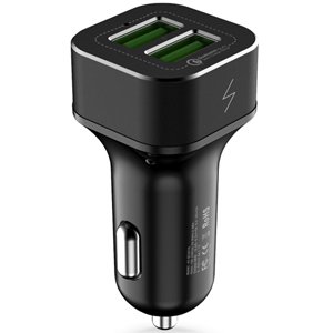 Havit HV-QC2023 5V/3A 2 USB Port Cigarette Lighter Car Charger