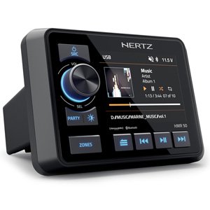 Hertz Marine Digital Media Receiver - Bluetooth USB AUX AM-FM (HMR 50)