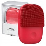 inFace Facial Cleansing Brush Silicone Cleanser - Red