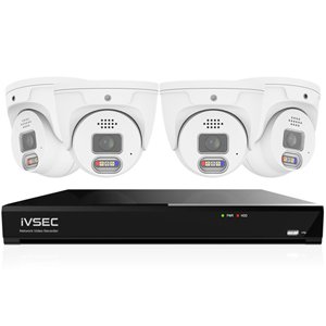 IVSEC 8MP 4K PRO AI 2TB NVR 8CH 4x880D Camera Security System