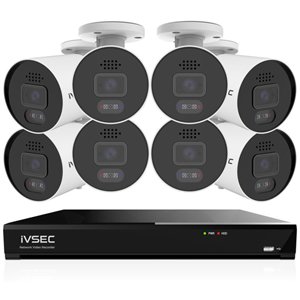 IVSEC 8MP 4K PRO AI 2TB NVR 8CH 8x880B Camera Security System