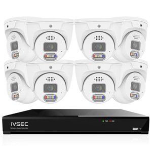 IVSEC 8MP 4K PRO AI 2TB NVR 8CH 8x880D Camera Security System