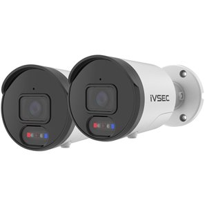 IVSEC 2x 850B 8MP 4K AI PoE Bullet Security Camera (2 Pack)