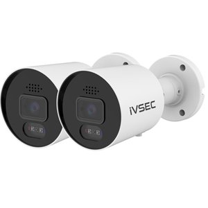 IVSEC 2x PRO 880B 8MP 4K AI PoE ONVIF Bullet Camera (2 Pack)