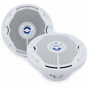 JBL MS6520 6" Woofer 2-Way Coaxial Marine Boat Speaker Pair White