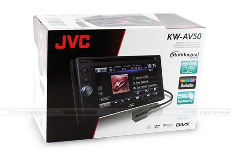 JVC KWAV50 6.1 Monitor DVD Player