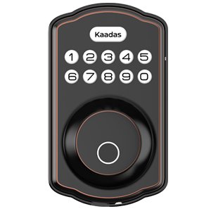 Kaadas KS02 Deadbolt Lock Fingerprint Oil Rubbed Bronze