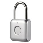 Kaadas M100 Fingerprint Padlock Upto 20 Users USB Charge Silver