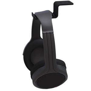 Kanto Universal Under Desk Headphone Hook - Black