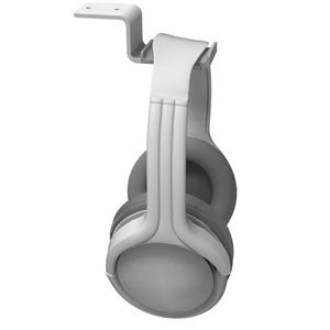 Kanto Universal Under Desk Headphone Hook - White